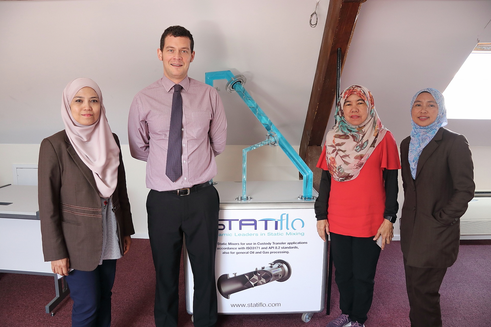 Malaysian Water Utility Company Besucht Statiflo Statiflo Static Mixer