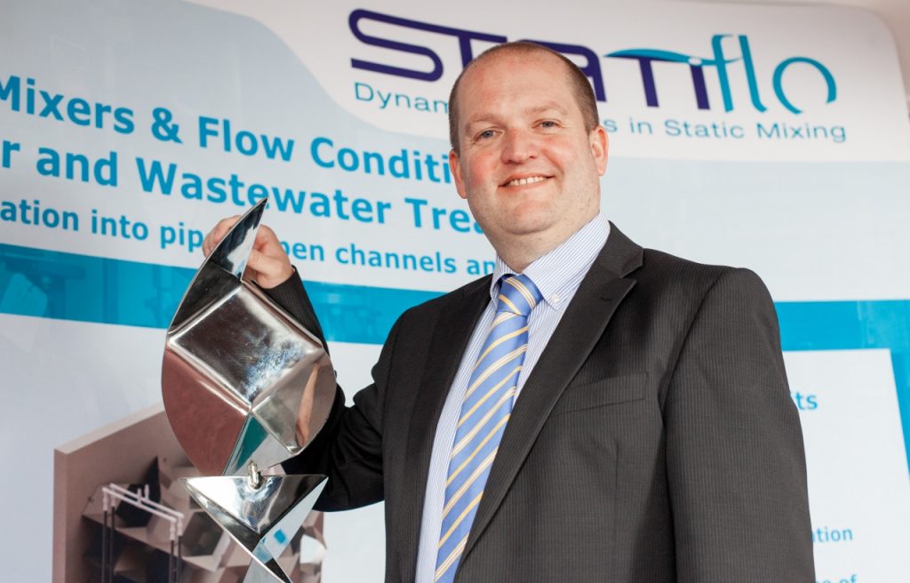 Static Mixers: Statiflo managing director Gareth Fry. 